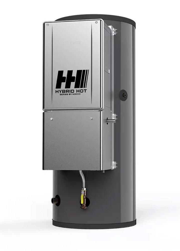 Noritz America Hybrid Hot 119 gal. Tall 199 MBH Commercial Hybrid Water Heating System